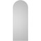 Ekena Millwork Round Top Surface Mount PVC Gable Vent w/ 2"W x 2"P Brickmould Sill Frame, 12"W x 32"H GVPRT12X3203SN - alternate 4